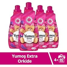 Defne Store Extra Konsantre Çamaşır Yumuşatıcısı Orkide 1440 ml 60 Yıkama 4 Adet