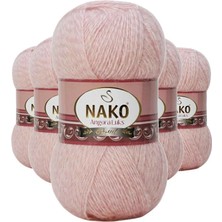 Yakup Tokatlı Moda Tm 5 Adet Angora Lüks El Örgü Ipi Powder 21356