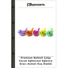 Premium Nefesli Çalgı Çocuk Eğlencesi Eğlence Aracı Asmalı Kuş Düdük