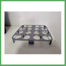 Astraltech 3D Baskı 16'lı Yumurtalık Buzdolabı Içi Yumurta Rafı Düzenleyici Yumurta Tutucu Gri Bezoss