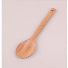 Yakup Tokatlı Moda Tm Balsa BLS-029A Ahşap Yemek Servis Kaşığı 28 cm Mudanis