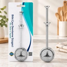 Yakup Tokatlı Moda Tm Saplı Paslanmaz Çelik Bitki Çay Demleme Süzgeç (Çap 5 Cm)