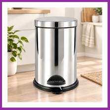 Bezos 12 L Metal Pedallı Çöp Kovası BEZ10