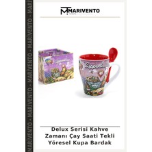 Delux Serisi Kahve Zamanı Çay Saati Tekli Yöresel Kupa Bardak