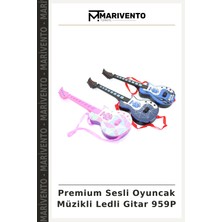 Premium Sesli Oyuncak Müzikli Ledli Gitar 959P
