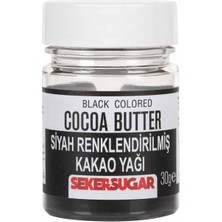 Şeker & Sugar Şeker Sugar Renklendirilmiş Kakao Yağı Siyah 30 gr