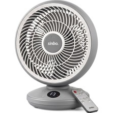 Sinbo SF-7702 Sessiz Masaüstü Vantilatör | Kumandalı 1.5 mt Kablolu Mini Fan | Otomatik Salınımlı Aroma Hazneli