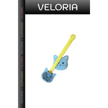 Veloria Özel Üretim Banyo Aksesuarı Temizlik Ekipmanı Ev Temizliği Kedi Tasarımlı Ergonomik Tuvalet Fırçası