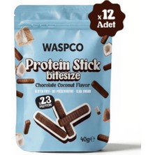 WaspCo Protein Stick Bitesize - Hindistan Cevizi Aromalı 40 gr x 12 Adet