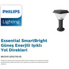 Philips 10-20W Solar Set Üstü Armatür ( Kare / Kumandalı ) BGC010 LED2/730 Ss
