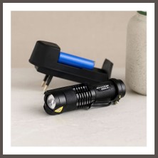 Nexora Living Zoomlu Cob LED Metal El Feneri 9 cm (2in1) Nxrlvng