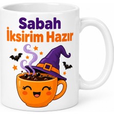 Astraltech Sabah Iksirim Hazır Tasarımlı Porselen Kupa - Model 374 Bezoss