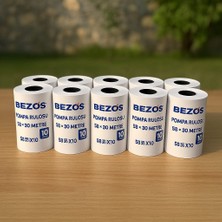 Astraltech Bezos 58X30 mm Pompa Rulosu Termal Rulo 10 Paket 100 Adet Bezoss