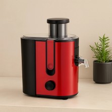 Urfakent 600W Katı Meyve Sıkacağı - 65MM Geniş Ağız, Çelik Filtre (Kırmızı)