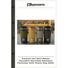 Premium Yeni Nesil Matara Taşınabilir Şişe Kamp Malzemesi Paslanmaz Çelik Termos Mug 500ML