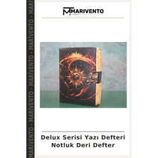 Delux Serisi Yazı Defteri Notluk Deri Defter