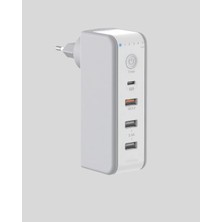 Yakup Tokatlı Moda Tm 30W Type C Şarj Cihazı Zamanlayıcılı Çok Portlu Tasarım