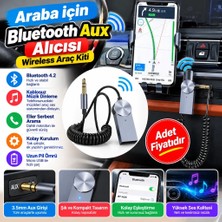 Yakup Tokatlı Moda Tm Araba Için Bluetooth Aux Alıcısı Wireless Araç Kiti (Adet Fiyatıdır)