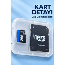 Yakup Tokatlı Moda Tm Şeffaf Kutulu 256 GB Micro Sd Hafıza Kartı