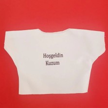 Yakup Tokatlı Moda Tm Hoşgeldin Kuzum Yazılı Oyuncak Tişörtü