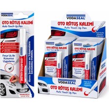 Yakup Tokatlı Moda Tm 12 Adet Metalik Beyaz Oto Rötuş Kalem Fırça Uç 5ml