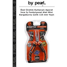 Özel Üretim Kullanışlı Aparat Ince Iş Fonksiyonel Alet Mini Kargaburnu Çelik 115 mm Yaylı