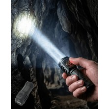 Yakup Tokatlı Moda Tm Taşınabilir Mini El Feneri USB Type-C Şarjlı ve Dayanıklı Tasarım
