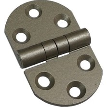 Yakup Tokatlı Moda Tm 20 Adet Alüminyum Oval Menteşe 30X49 mm - Yönsüz, Şık, Hafif ve Dayanıklı Dolap, Pano, Kapak Menteşesi