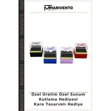 Özel Üretim Özel Sunum Kutlama Hediyesi Kare Tasarımlı Hediye
