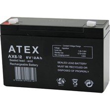 Yakup Tokatlı Moda Ytm Akü Ince Akü 6V 12AH Amper