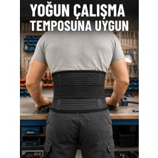 Yakup Tokatlı Moda Tm Bel Destek Korsesi Çift Sıkma Bantlı Ayarlanabilir Elastik Bel Kemeri