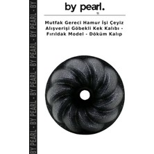 Mutfak Gereci Hamur Işi Çeyiz Alışverişi Göbekli Kek Kalıbı - Fırıldak Model - Döküm Kalıp