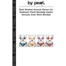 Özel Üretim Sunum Gereci Ev Hediyesi Parti Bardağı Kadın Vücudu Cam Shot Bardak