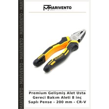 Premium Gelişmiş Alet Usta Gereci Bakım Aleti 8 Inç Saplı Pense - 200 mm - Cr-V