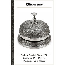 Delux Serisi Sesli Zil Kasiyer Zili Pirinç Resepsiyon Çanı