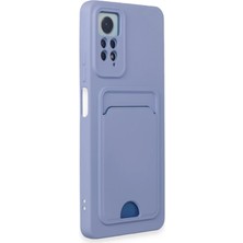 aklow akyoleticaret Redmi Note 11 Pro Kılıf Kelvin Kartvizitli Silikon - Lila