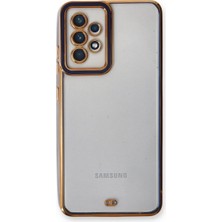 aklow akyoleticaret Samsung Galaxy A73 5g Kılıf Liva Lens Silikon - Mavi