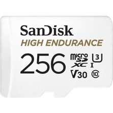 Sandisk 256GB Sandısk Hıgh Endurance Mıcrosd 100MB/S SDSQQNR-256G-GN6IA Nhr