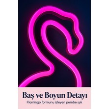 Astraltech Flamingo LED Lamba USB Kablolu Beyaz Gövdeli
