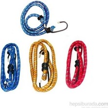 Borup 3 Lü Paket 6 Kancalı Bagaj Lastiği 80 cm Sabit Uzunluk ile Güçlü Bağlama Özelliği