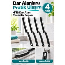 Fabiosa Mucit Home  4’lü Çok Fonksiyonlu Temizlik Fırçası – Derz, Cam Boşluğu, Tencere ve Panjur İçin