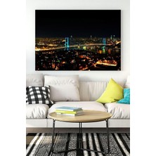 Istanbul Boğazı Manzara Kanvas Tablo 3 30 x 40
