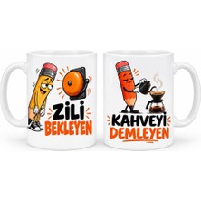 Çelik - Ticaret Öğretmen Dayanışması 2'li Porselen Kupa Seti - Model 758