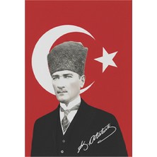 Çelik - Ticaret 100X150CM Atalı Bayrak
