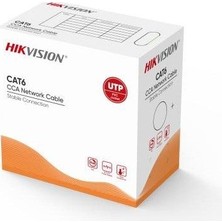 Çelik - Ticaret Hıkvısıon DS-1LN6UU/CCA U/utp 305 Metre Cat6 Pvc 0.57MM Pvc 23 Awg Gri Renk Kablo