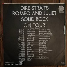 Dire Straits Dıre Straıts - Romeo And Julıet - Dönem Lp