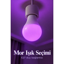 Akıllı Bayi Uzaktan Kumandalı Rgb LED Ampul 16 Renk Ayarlı Aby