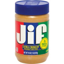 Jif Extra Crunchy Yer Fıstığı Ezmesi 454 G - 2 Adet
