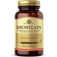 Solgar Bromelain Takviye Edici Gıda 150 mg 60 Kapsül