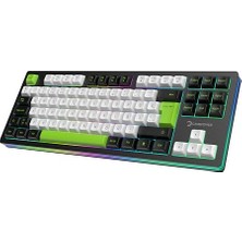 Mey İthalat Nama 3 Modlu Rgb Mekanik Gaming Klavye, Kablolu, 2.4ghz ve Bluetooth